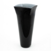 Picture of Black Vase Glass Square Top Floral Centerpiece  | 6.25"Dx15"H |  Item No. 12206