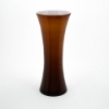 Picture of Amber Vase Glass Concave Shaped Floral Centerpiece  Set/2 | 6.25"Dx15.5"H |  Item No. 12303
