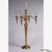 Glass Hurricane Shade for Candelabra #26101 and #26102 2.5"Diameter 8"High #26101G,Uniquely ...
