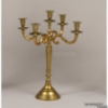 Picture of Antique Gold Aluminum Candelabra Five Light  | 13"W x 21"H | Item No. 51664