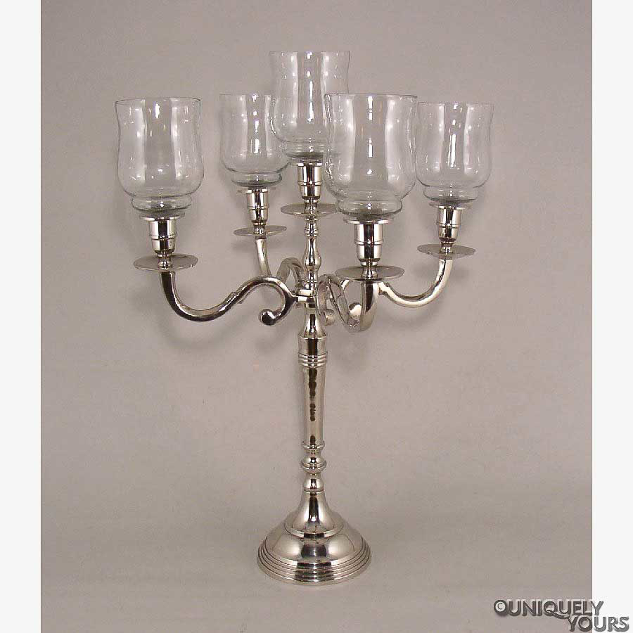 5 light aluminum Candelabra 51564,Uniquely Yours. Transform your space