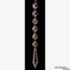 Picture of Crystal Bead Hanger 6-Beads and Faceted Teardrop Pendant Set/10  | 7"Long | Item No. 20263