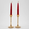 Picture of Brass Candle Holders Contemporary Design Set/2  | 2.75"D x6"H |  Item No. 99013