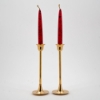 Picture of Brass Candle Holders Contemporary Design Set/2  | 2.75"D x8"H |  Item No. 99016