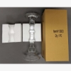 Picture of Clear Glass Candle Holder For Pillar or Taper Candle Set/2  | 4.75"Dx11.5"H |  Item No. 10003
