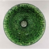 Picture of Green Vase Mosaic Glass Bell Shaped Centerpiece  | 7.5"Dx8.5"H |  Item No. 67107