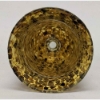 Picture of Gold-Brown Vase Mosaic Glass Trumpet Centerpiece  | 7"Dx12"H |  Item No. 68104