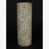 Picture of Sea Green Vase Mosaic Glass Cylinder with Pearl Beads Centerpiece | 6.25"Dx18"H | Item No. 24421