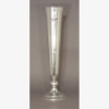 Picture of Polished Aluminum Trumpet Vase Floral Centerpiece AS IS| 7"Dx30"H |  Item No. 22200X