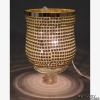 Picture of Peg Votive Candle Holder Rhinestone Gold Set of 2  | 3.75"Dx5"H |  Item No. 20121