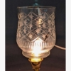 Picture of Glass Peg Votive Candle Holder Crosshatch &Star Cut Etching Set of 4 |2.75"Dx4"H|  Item No.20132