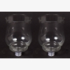 Picture of Clear Glass Peg Votive Candle Holder Set of 2 |3.75"Dx5"H|  Item No.20139