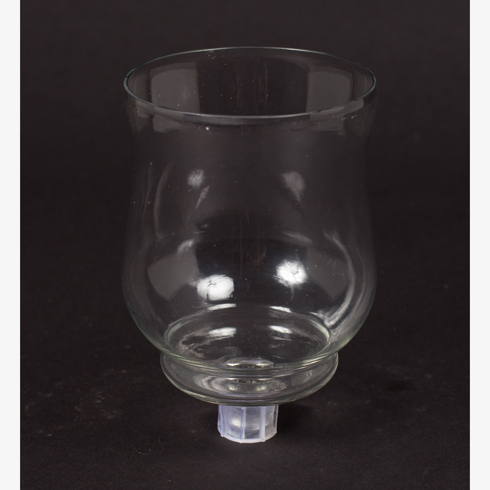 Clear Glass Peg Votive Candle Holder Pair 3.75"Dx5"H 20139,Uniquely