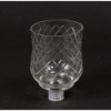Picture of Glass Peg Votive Candle Holder with Crosshatch Etching Set/4 | 2.75"Dx4"H | Item No.20143 | SOLD OUT