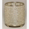 Picture of Silver Bead Votive Candle Holder on Three Ball Feet Set of 4 I 2.75"Dx3.5"H I Item No. 20432