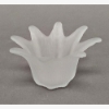 Picture of Set/6 Votive Candle Holder Frosted Glass Lily Shaped   |4.25"Dx2.5"H|  Item No.28302