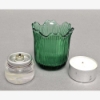 Picture of Votive Candle Holder Green Glass Tulip Set of 12  |2.25"Dx2.25"H|  Item No. 28804