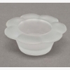 Picture of Set/36  Votive Candle Holder Frosted Glass Daisy for T-Lite  |3.25"Dx1.25"H| Item No. 40202