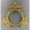 Picture of SOLD Votive Candle Holder Glass Votive on Brass Grape Base Set of 2  |5"Dx3.5"H|  Item No.09043