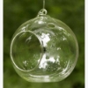 Picture of Hanging Votive Holder Clear Glass Orb Set of 4 |5.5"Diameter|  Item No.20015