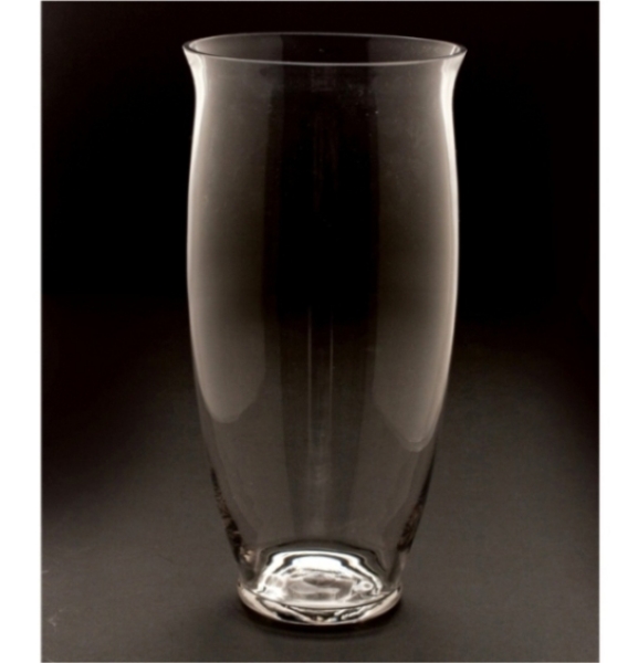 Picture of Clear Glass Vase Round Cone Shape  6"Dia 13"High Set/2  Item No. 18107