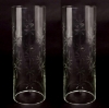 Picture of Clear Glass Hurricane Shade Star Cut Cylinder for Candle Holders Set/2 | 4"Dx11.75"H |  Item No. 99507G