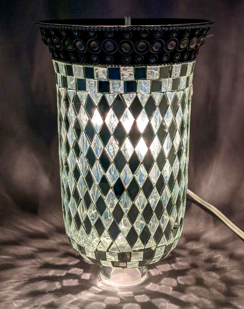 Hurricane mosaic glass shade #20166,Uniquely Yours. Transform your ...