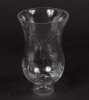 Picture of Clear Glass Hurricane Shade Star Cut for Candle Holders or Candelabras Set/2  | 3.5"Dx6.5"H |  Item No. 01661