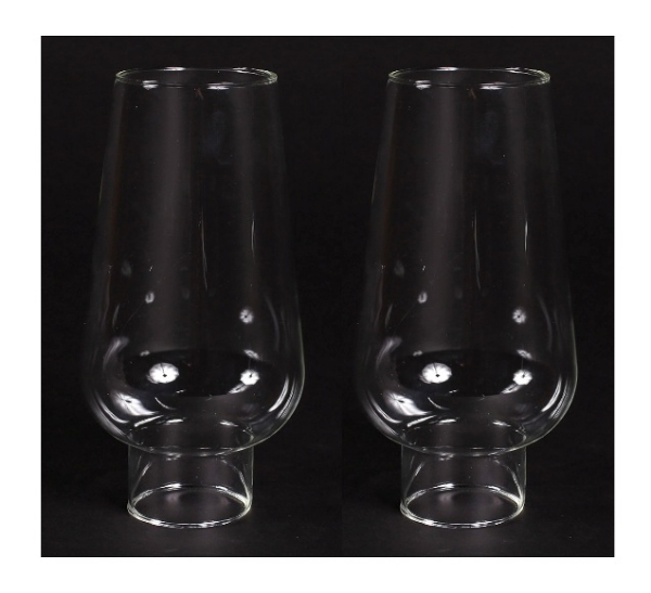 Picture of Clear Glass Hurricane Shade for Candelabra #26101 and #26102 Set/2 | 2.5"D x 8"H |  Item No. 26101G