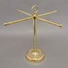 Picture of Brass Display Stand for Watches, Jewelry, Hand Towels  4-arms Ring Hook Set/2 | 16"Wx16"H |  Item No. 02214