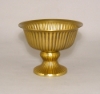 Picture of Antique Gold Compote Bowl Revere Vertical Lines | Set/2 | 6"D x 4.5"H | Item No. 51363 FREE SHIPPING
