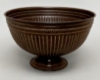 Picture of Brown Finish on Steel Bowl Half Round Fluted  Centerpiece Set/2  | 12"Dx7.5"H |  Item No. 44304
