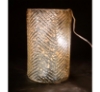 Picture of Silver Mercury Glass Cylinder Vase with Lines Set/2   |4.75"Dx8.25"H |  Item No. 16061