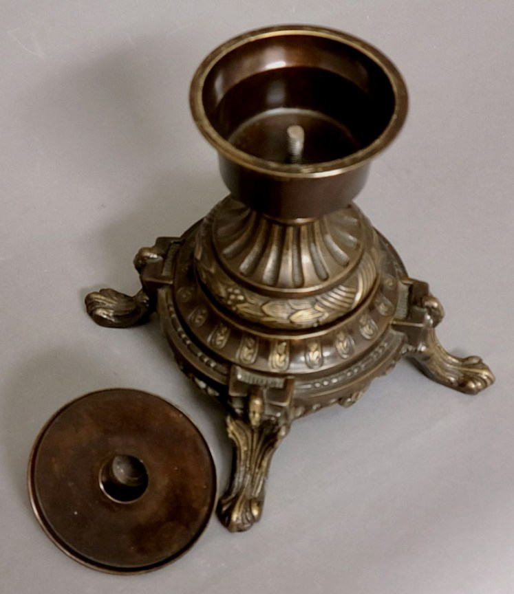 Bronze candle holder,Uniquely Yours. Transform your space into a magical place