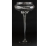 Picture of Clear Glass Bowl on Stand | 8"Dx20"H |  Item No. 18083  FREE SHIPPING