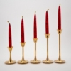 Picture of Brass Candle Holders Contemporary Design Set/5  | 4"-5"-6"-7"-8"H |  Item No. 99017