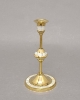 Picture of Brass Candle Holder with Mother Of Pearl Inlay Graduated Set/3  | 4"Dia  8"- 9"-10"High |  Item No. 13703