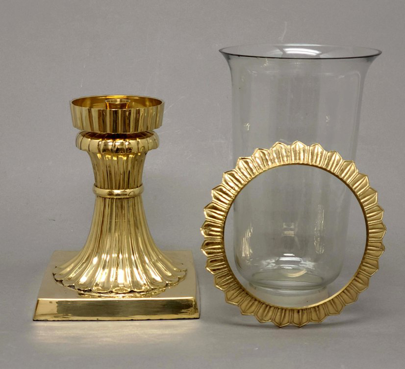 Brass Candle Holder 16"H 19014,Uniquely Yours. Transform your space