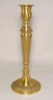 Picture of Antique Gold Finish on Brass Candle Holder with Embossed Base Set/2  | 4.75"Dx12"H |  Item No. 37557