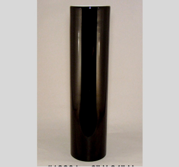 Picture of Black Vase Glass Cylinder Floral Centerpiece  | 6"Dx24"H |  Item No. 12201