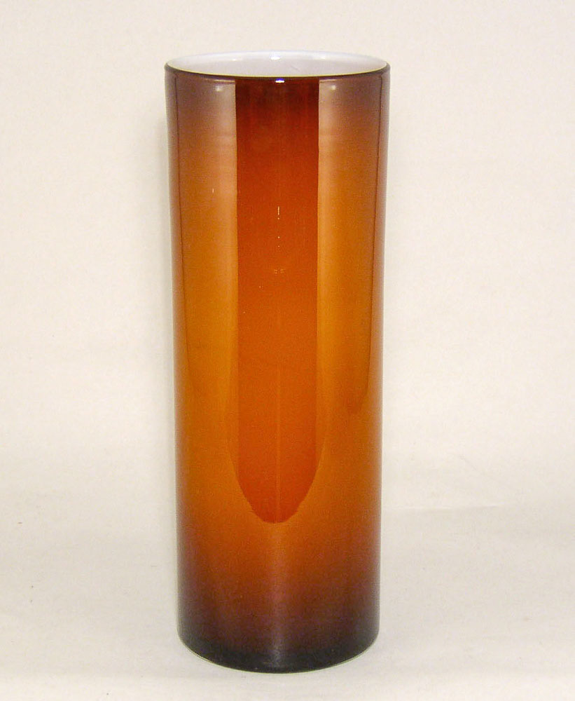 Amber glass vase 14"H 12302,Uniquely Yours. Transform your space into