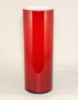 Picture of Red Vase Glass Cylinder Floral Centerpiece Set/2  | 5"Dx14"H |  Item No. 12402