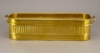 Picture of Antique Gold Planter Rib Pattern w/ Handles  Set/2  | 5.5" x 16" x 4"H |   Item No. 37493