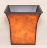 Picture of Rustic Brown Resin Planters 3 Sizes Nested in a Set  Set/2   | 6"-6.5"-7"H |   Item No. 44603