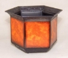 Picture of Rustic Brown Metal Hexagonal Planters Set/3  | 8"Wide x 6"High |  Item No. 44609M