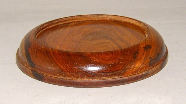 Picture of Set/4 Carved Shesham Wood Candle Holder Round for 3" or 4"D Pillar Candle | 5.75"Dx1.5"H |  Item no. 15021