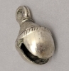 Picture of Silver Finish on Brass Cow Bells with Ring Hook for Rope  Set/12  | 1.5"Diameter |  Item No. 00132