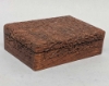 Picture of Shesham Wood Box Rectangle Hand Carved on Cover and Sides Set/2  | 5"x7"x2.5"H |  Item No. 40807