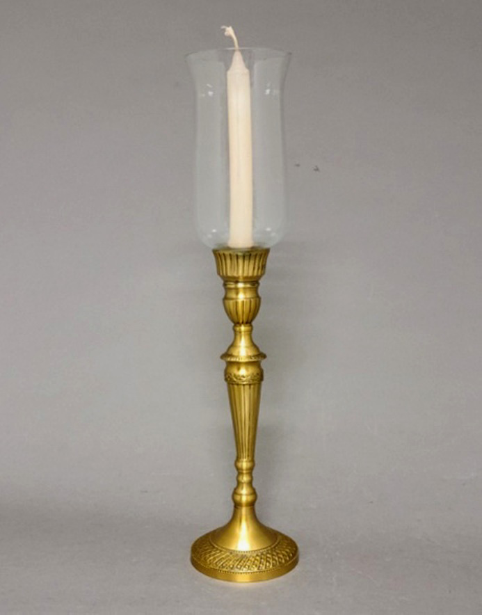 Antique Gold Candle Holder with Mosaic shade 37514,Uniquely Yours