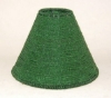 Picture of Green Bead Lamp Shade Woven on Metal Wire Frame  Set/2  | 3"x9"x6"H |  Item No. 20314